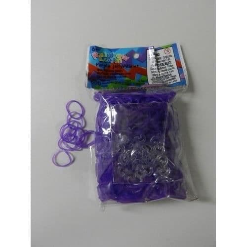 RAINBOW LOOM LILA JELLY ELASTICS