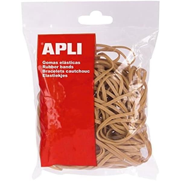 Elastiska armband - APLI - Ø 80 x 5 mm - 100 g - 70% naturgummi - Beige