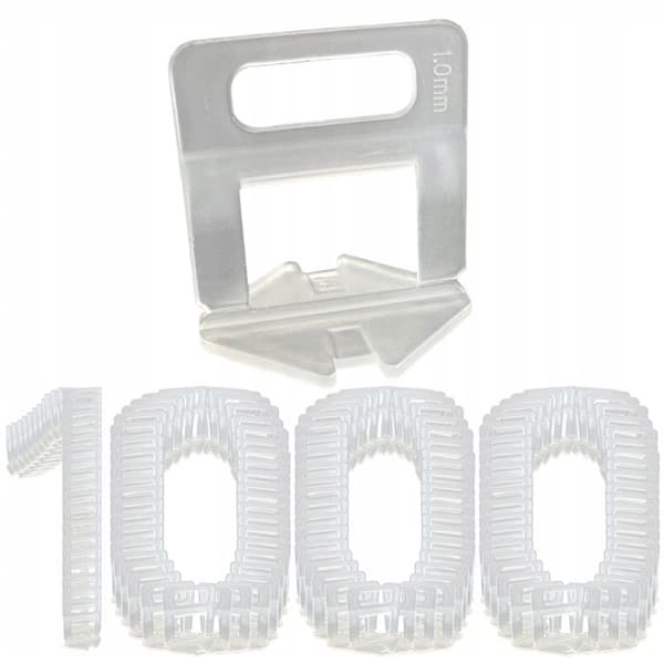 Kakelavjämningstång 1,0 mm (förpackning med 100 st) x10