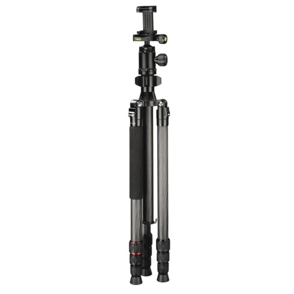 Hama Tripod Ramble Duo Carbon 160 - Kugle Med Smartphone Holder
