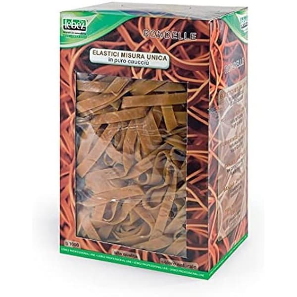 Elastiska band 1 kg 180 x 9 mm - LEBEZ