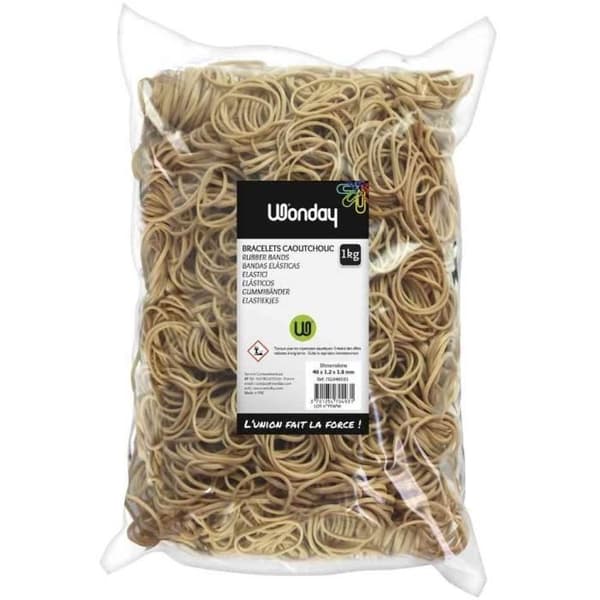 Säck 1 kg Armband Gummielastiskt Bred 200 x 16 mm