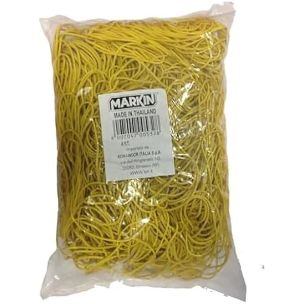 Elastiskt armband - MARKIN - Y525G020X15 - Tjocklek 1,5 mm - Diameter 2 cm - Färg gul