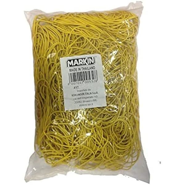 Elastiskt armband - MARKIN - Y525G030X15 - Tjocklek 1,5 mm - Diameter 3 cm - Färg gul