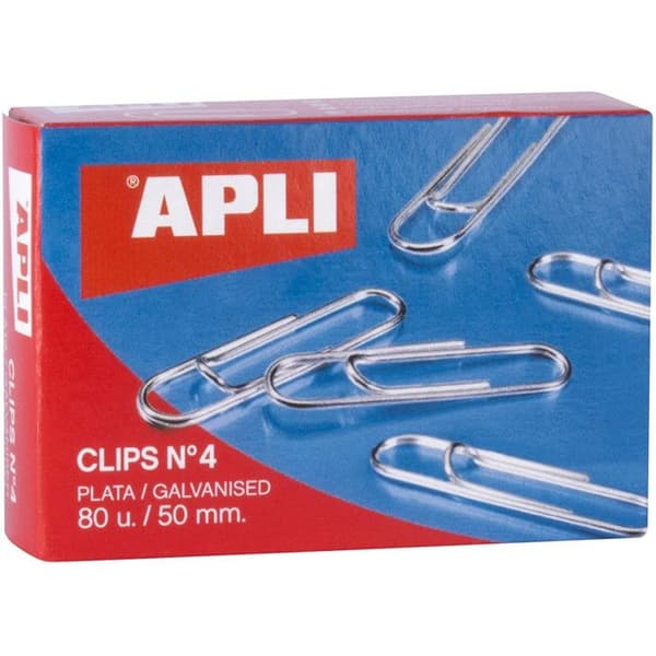 Trombones - APLI - 50 mm - Nickelförstärkt stål - Förpackning med 100 - Professionella och eleganta