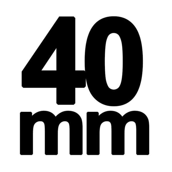 Låda med 100 gem 40 mm
