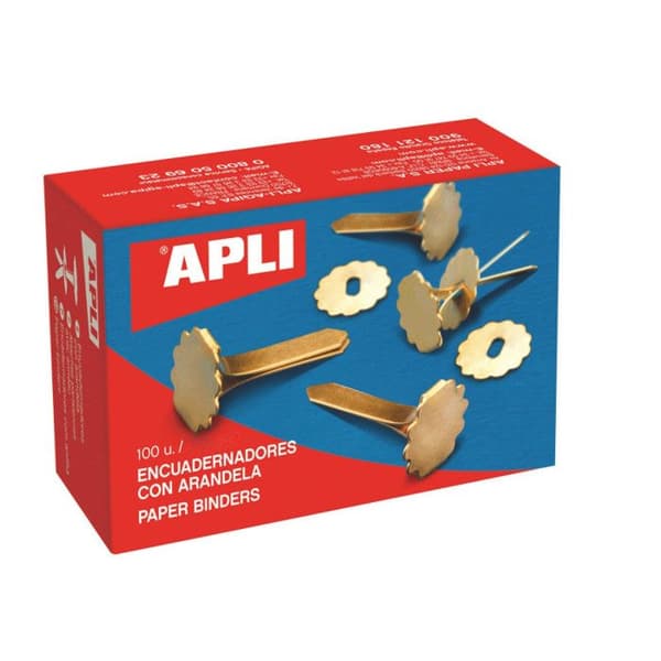 APLI Box med 100 parisiska slipsar med öljetter 40 mm