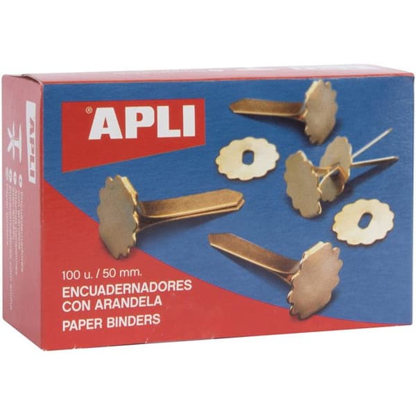 APLI Box med 100 parisiska slipsar med öljetter 50 mm