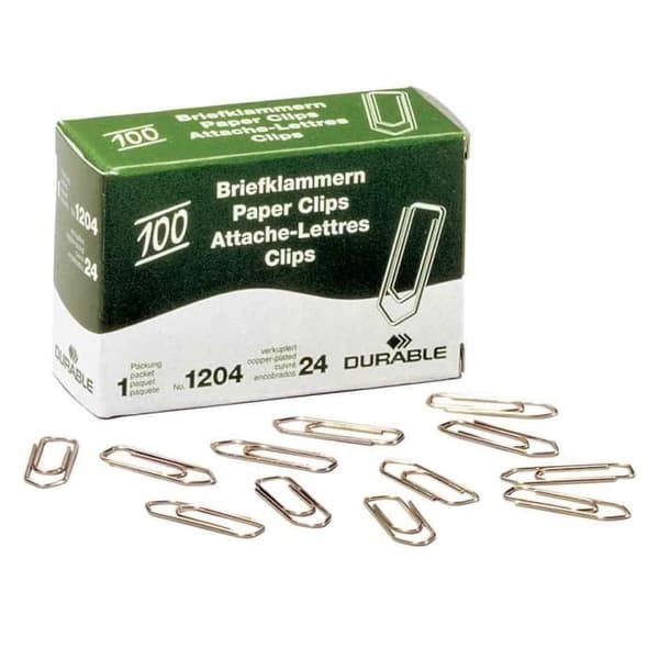 Attache-lettres - HÅLLBAR - 32 mm - Koppart - Förpackning med 1000 delar