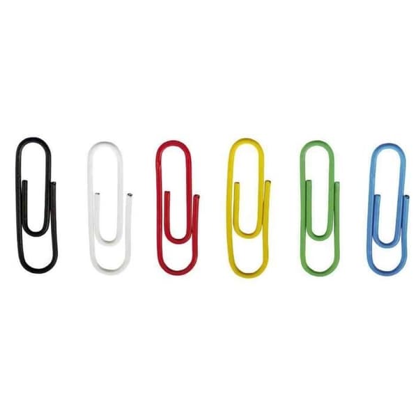 Trombones - HÅLLBARA - 26 mm - Plastslang - Assorterande färger - 100 stycken