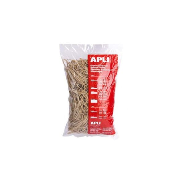 Gummiarmband 100x2mm påse à 100g - Apli