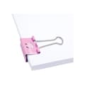 Miniatyrbild 1 av 3: Rapesco Emoji Folding Leaf Clips 19mm Candy Pink 20 Pack