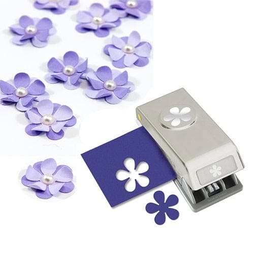 Stans EK Success - Retro Flower Medium Punch - 25 mm