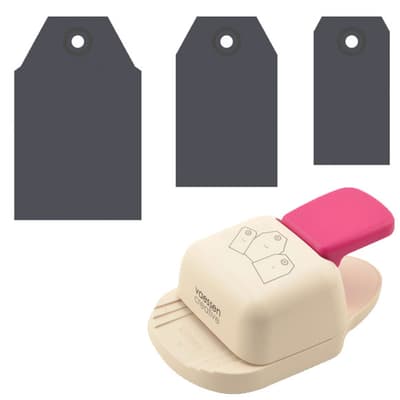Stans Vaessen - Punch 3 in 1 Tags - Etikett