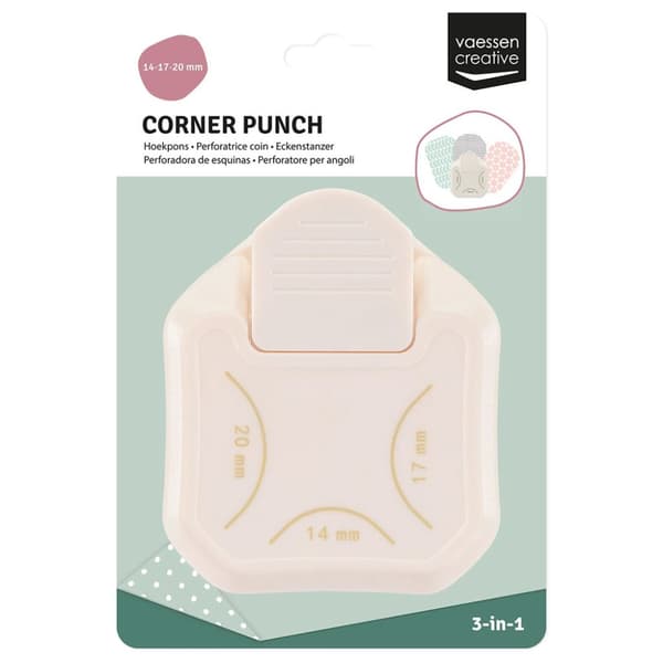 Hörnstans 3-in 1 - Corner Punch 14-17-20 mm