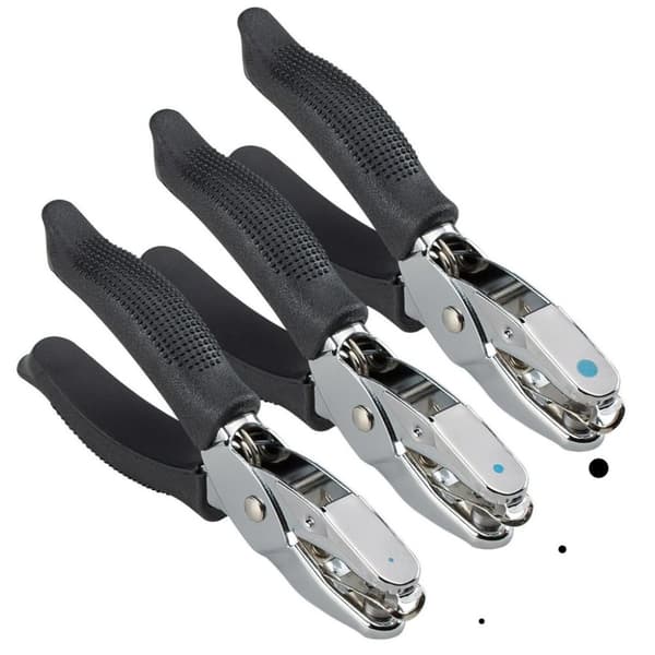 Handstansar i Set - Cirklar - 1.5, 3, 6 mm - 3 st
