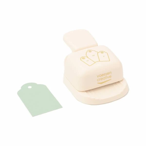Stans Vaessen - Punch 3 in 1 Tags - Etikett Scallop