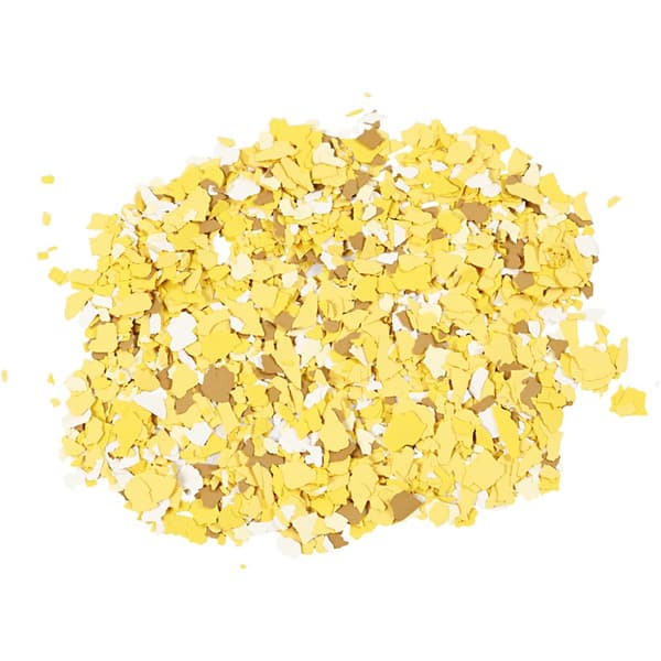 Terrazzo flakes - Gul - 90g