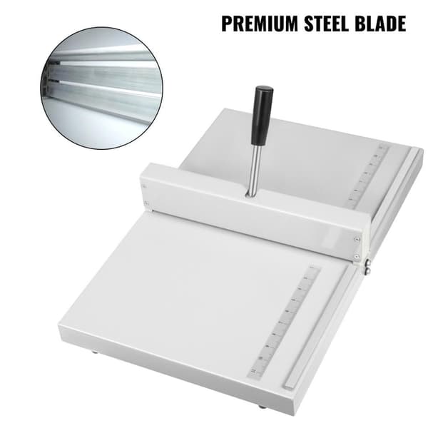 480mm 450g manuell pappersveckmaskin med högprecisionsskala, arbetsbesparande handtag och 2 flyttbara backspärrar, hållbar, bred applikation