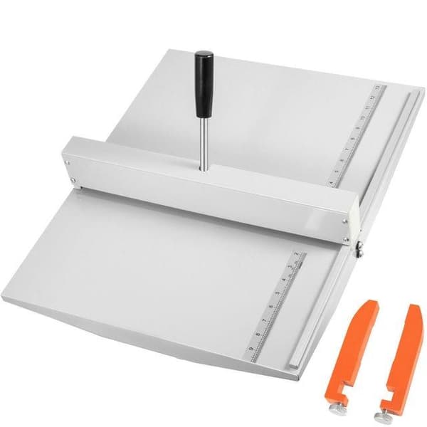 460mm 450g manuell pappersveckmaskin med högprecisionsskala, arbetsbesparande handtag och 2 flyttbara backspärrar, hållbar, bred applikation