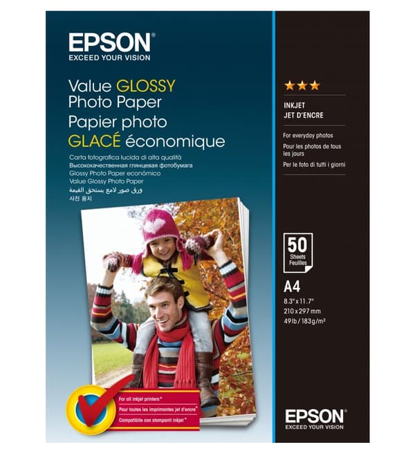 EPSON Value Photo Paper A4 50 sheets