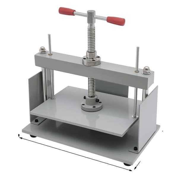 A4 Manuel Papirpresser Maskine, Højtryk 1500KG, Kompakt Design,Sølv