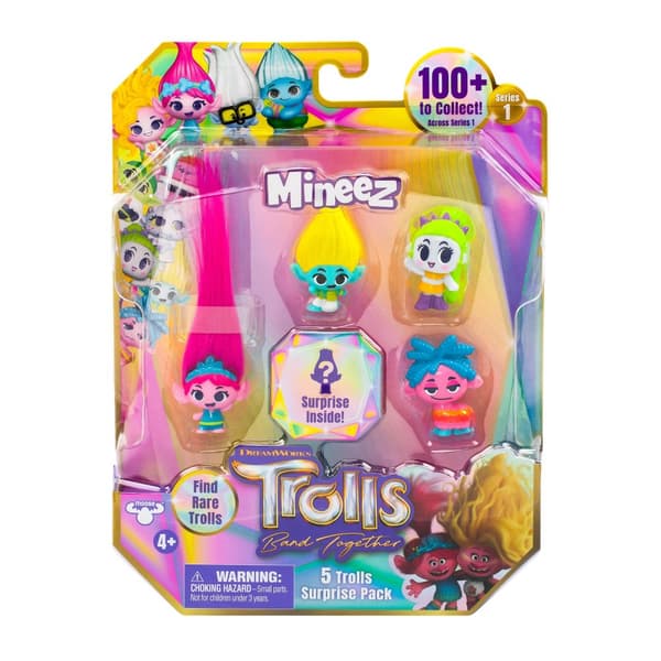 TROLLS Figures, Surprise 5-pack