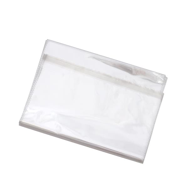 200 stk - Selvklæbende produktposer 12 x 30 cm - Transparent