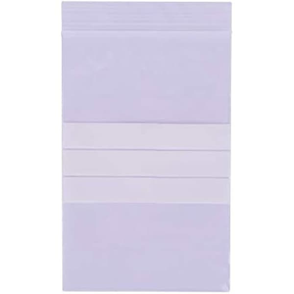 Återförslutningsbara påsar - APLI - 18726 - 80 x 120 mm - Förpackning om 100 - Livsmedelsanvändning