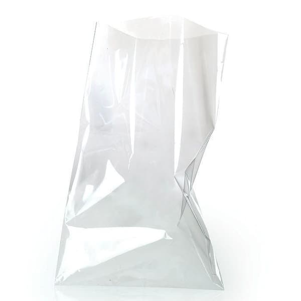 Platta genomskinliga påsar - 11 x 19 cm - 10 påsar Transparenta påsar utan kil: Antal: 10 påsar Mått: 11 x 19
