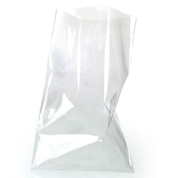 Platta genomskinliga påsar - 18 x 30 cm - 10 påsar Transparenta påsar utan kil: Antal: 10 påsar Mått: 18 x 30