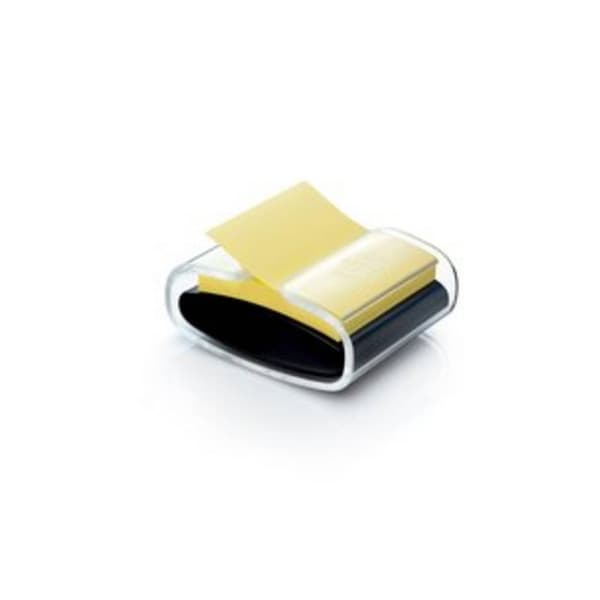 Post-it Häftnotisdispenser PRO-B1Y max. antal ark: 90 s. Gul Färg på behållaren: Svart (transparent)