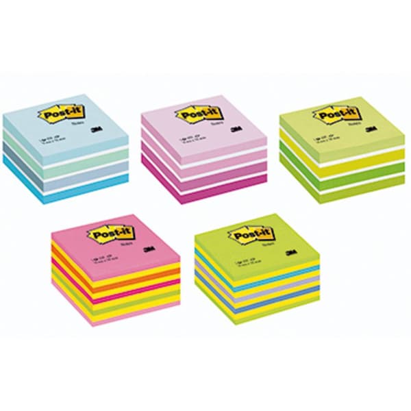 Post-it Häftnotisblock 2028B 76 mm x 45 mm Pastellblå 450 ark
