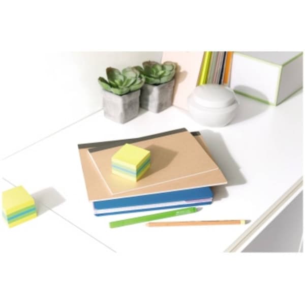 Post-it Häftnotisblock 2051-L 51 mm x 40 mm Blå, Limegrön, Citrongul 400 ark