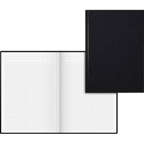 König & Ebhardt Anteckningsbok 8655227 Svart DIN A5 rutat