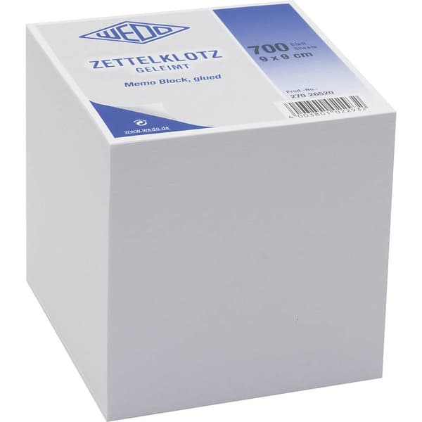 WEDO Kvittoförvaring Vit 27026520 700 ark