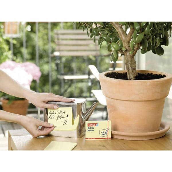 Tesa® självhäftande anteckningslappar Office Notes 56675-00000 75 x 75 mm gul 400 ark