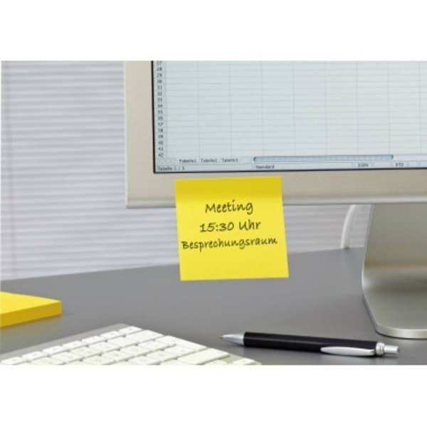 Post-it Notislapp, häftande 6546SR 76 mm x 76 mm Neongrön, Ultrablå, Ultragul, Ultrarosa, Neonorange 540 ark