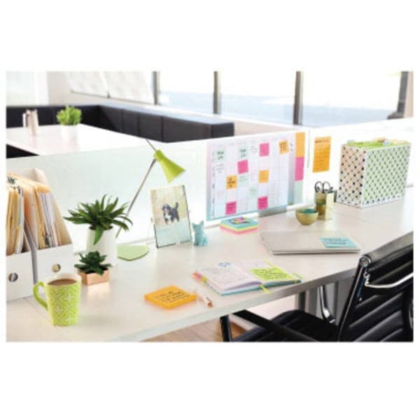 Post-it Notislapp, häftande 6556SMI 127 mm x 76 mm Turkos, Neongrön, Neonrosa, Vallmo 540 ark