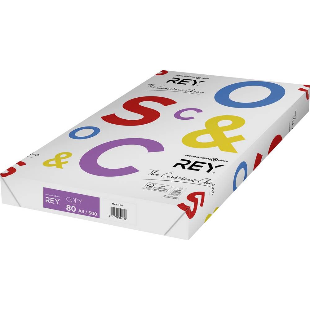International Paper Rey Copy Daily Use 528008019422 Skrivarpapper universal DIN A3 500 ark Vit