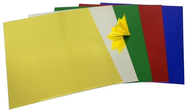 Spegelkartong 25x35cm 280g 5 färger