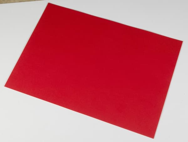Dekorationskartong 46x64cm julröd 10st