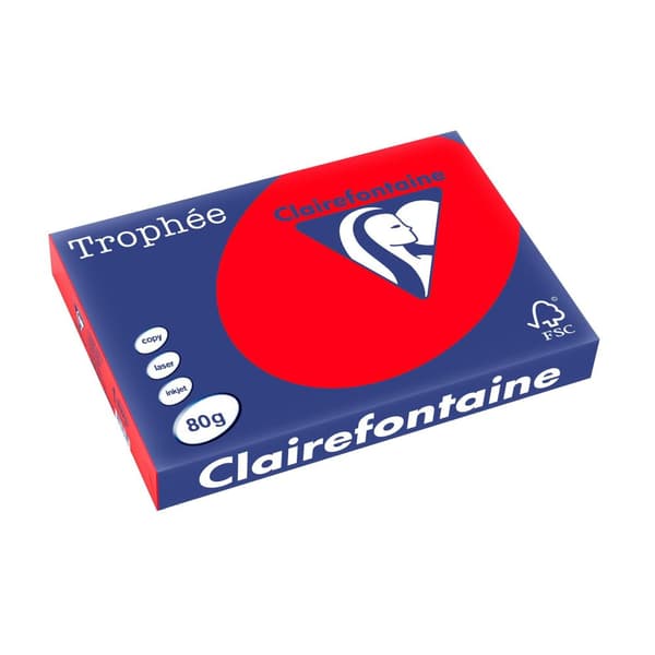 Kop.ppr TROPHEÉ A3 80g oh röd 500/fp