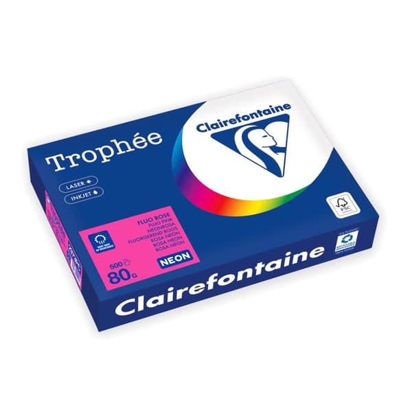 Kop.ppr TROPHEÉ A4 80g oh neonros 500/fp
