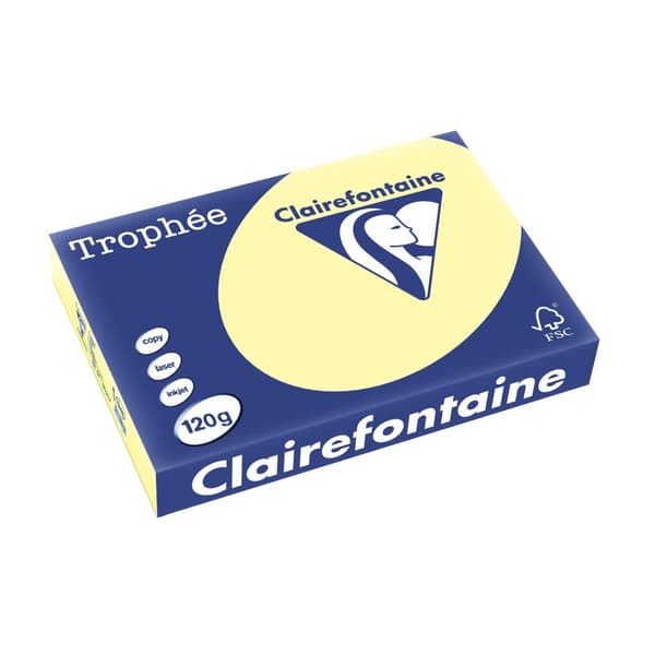 Kop.ppr TROPHEÉ A4 120g oh ljusgul 250/F
