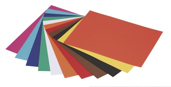 Reklamkartong 35x50cm 270g mörkröd 10st