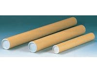 Papptub PRESSEL 70x855mm brun 20/FP