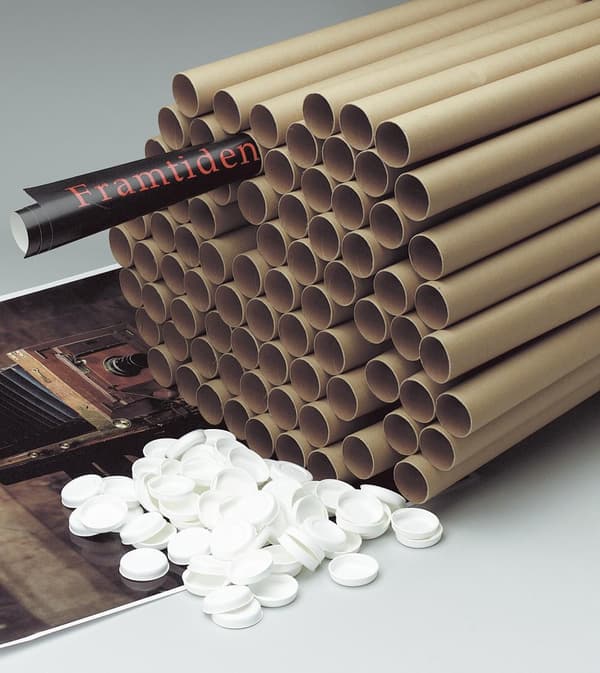 Plastlock till papptub 50mm i diam160/fp
