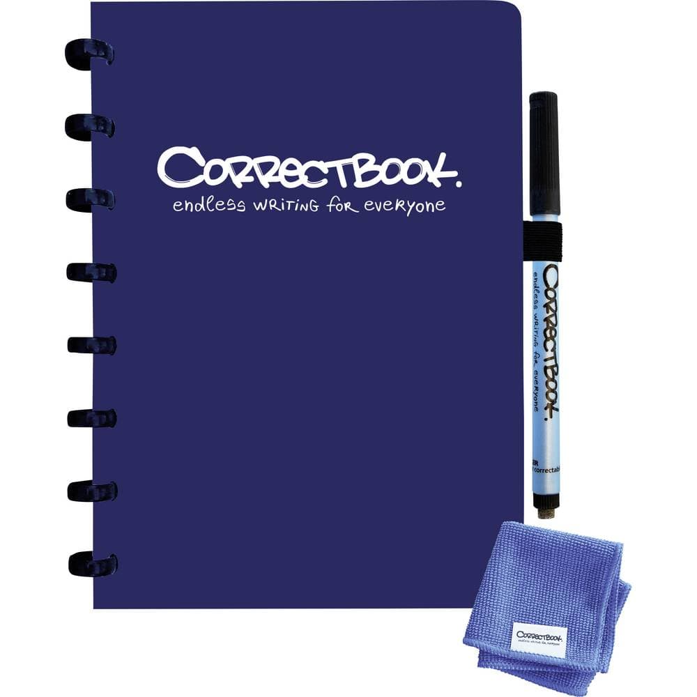 Correctbook Anteckningsbok DIN A5 navy blue blanko DIN A5 navy blue blanko Marinblå DIN A5