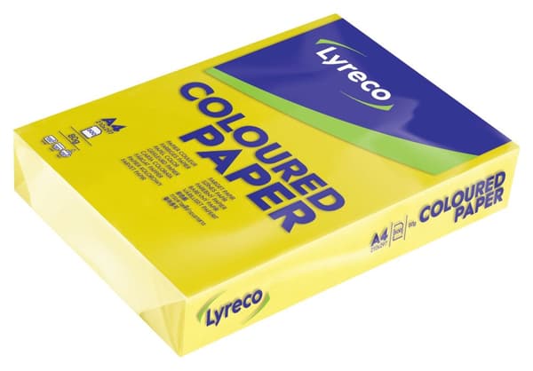Kop.ppr LYRECO A4 80g oh solgult 500/fp